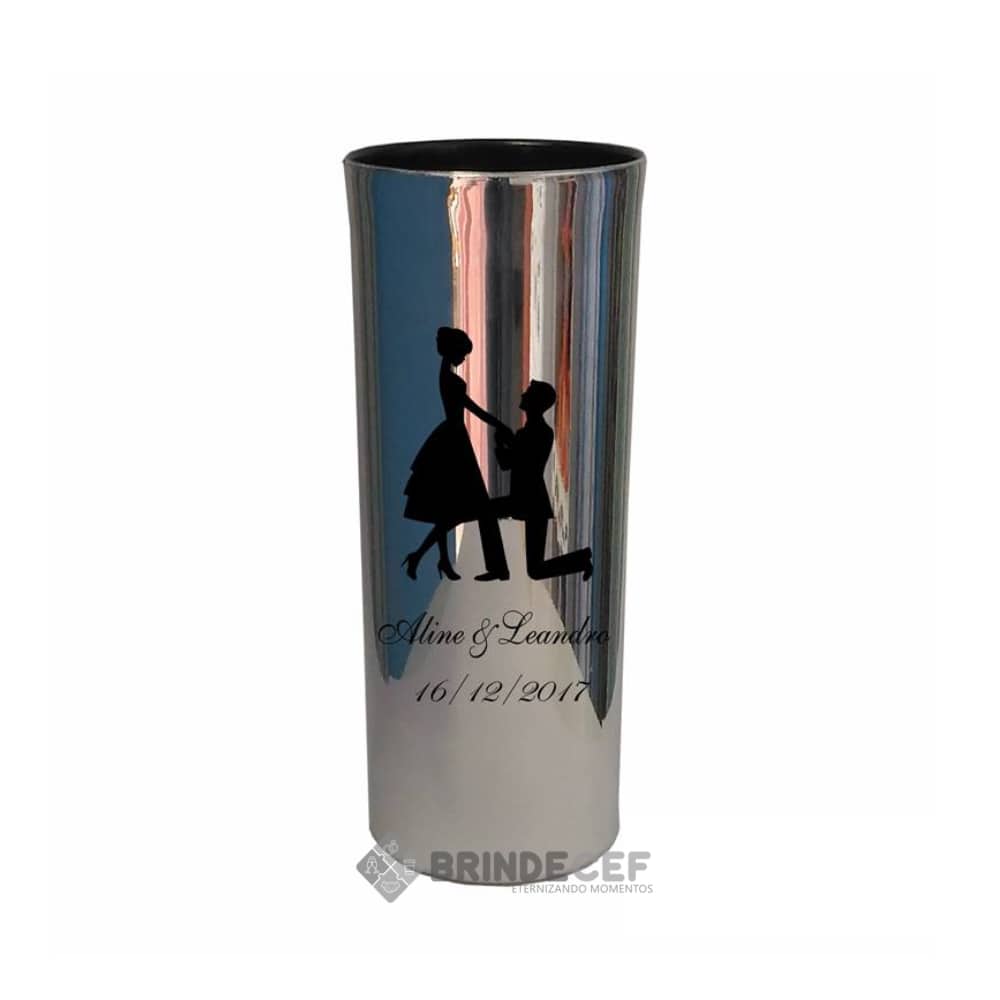 Copo Long Drink Metalizado Personalizado