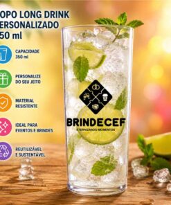 Copo Long Drink Personalizado 350ml