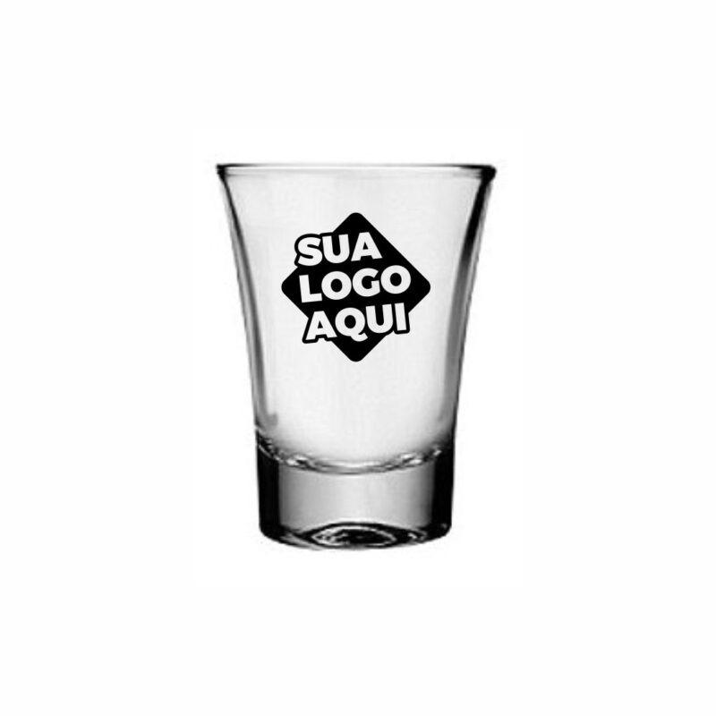 Copo de Vidro Personalizado Dose 60ml