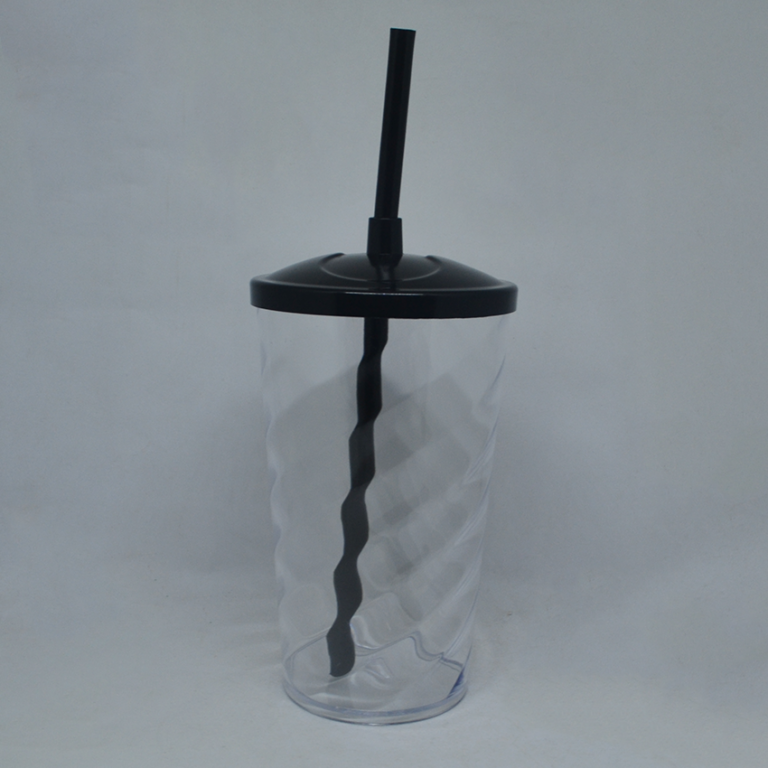 Copo com Canudo Personalizado 550ml