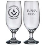 Taça de Cerveja Personalizada de Vidro Floripa 300ml