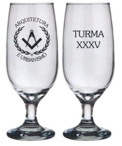 Taça de Cerveja Personalizada de Vidro Floripa 300ml