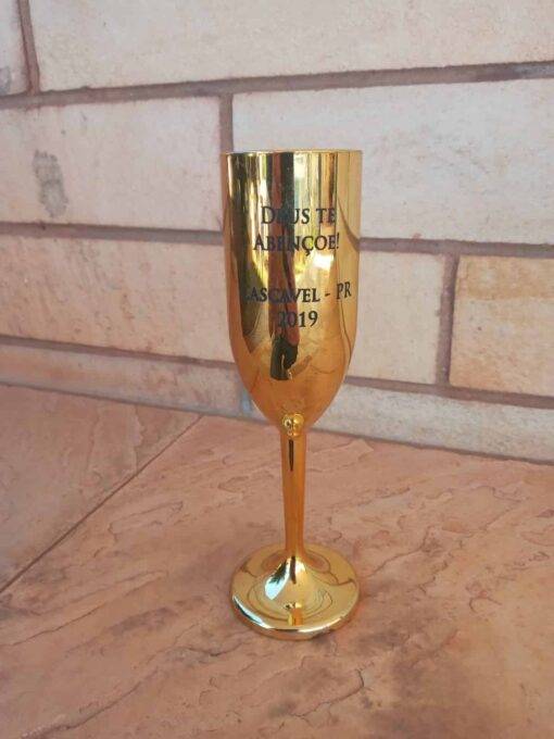 Taça metalizada personalizada