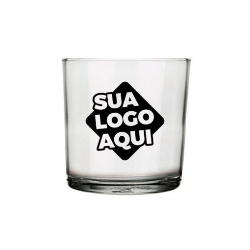 Copo de Vidro Personalizado Whisky 265ml