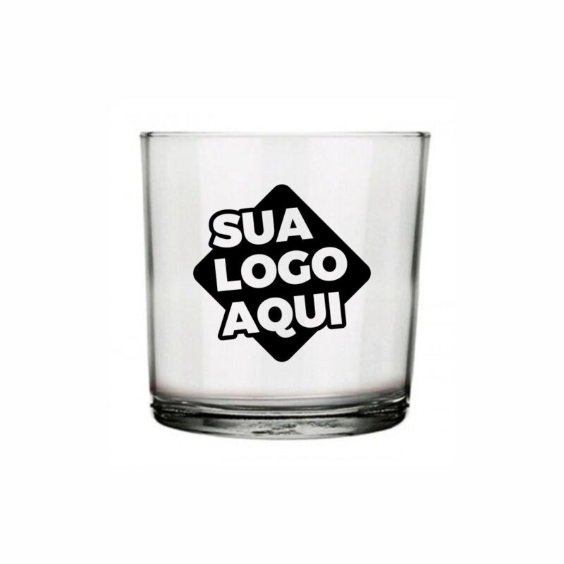 Copo de Vidro Personalizado Whisky 265ml