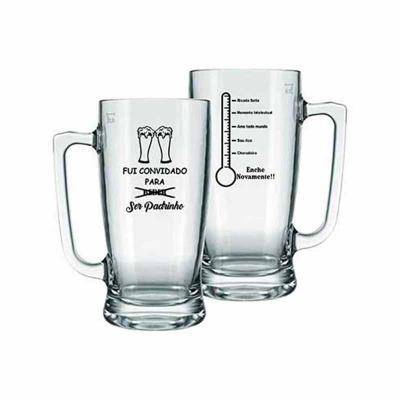 Caneca de Vidro Personalizada Taberna 600 ML