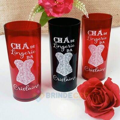 copo long drink cha de lingerie da crislaine