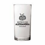 Copo de Vidro Personalizado Cylinder 300ml para Brindes
