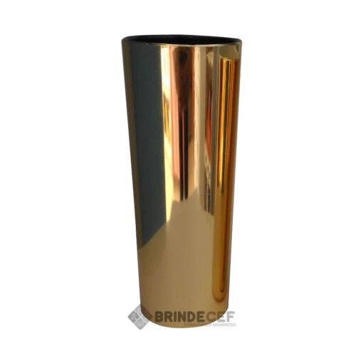 copo long drink metalizado personalizado dourado