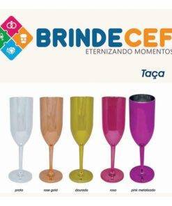 Cores Taça de Champanhe Metalizada