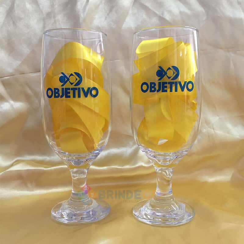 Taça de Vidro Personalizada para Cerveja - Floripa 300ml Taça de Vidro Personalizada para Cerveja - Floripa 300ml