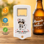 Abridor de garrafa personalizado furo
