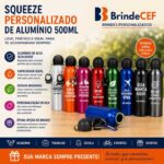 Squeeze Personalizado de Alumínio 500ml
