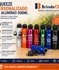 Squeeze Personalizado de Alumínio 500ml