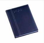 Agenda Lisa Azul com Costura
