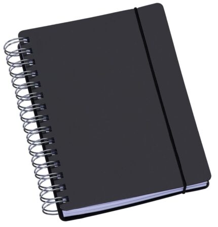 Agenda com aspiral capa plastica 2026