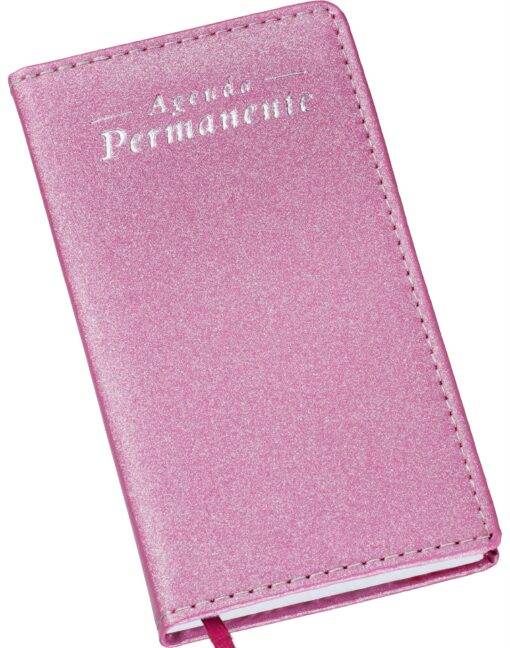 agenda personalizada de bolso rosa