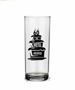 Copo Long Drink de Vidro Personalizado – Cylinder 300ml