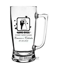 Caneca de Vidro Personalizada Taberna 600ml