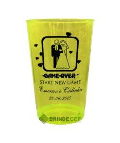 Copo de Acrílico Personalizado Caldereta Neon