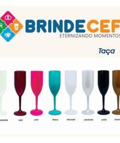 Taças de Champanhe de Acrílico 190ml Personalizadas 1