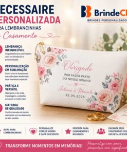 Necessaire Personalizada para Lembrancinhas de Casamento