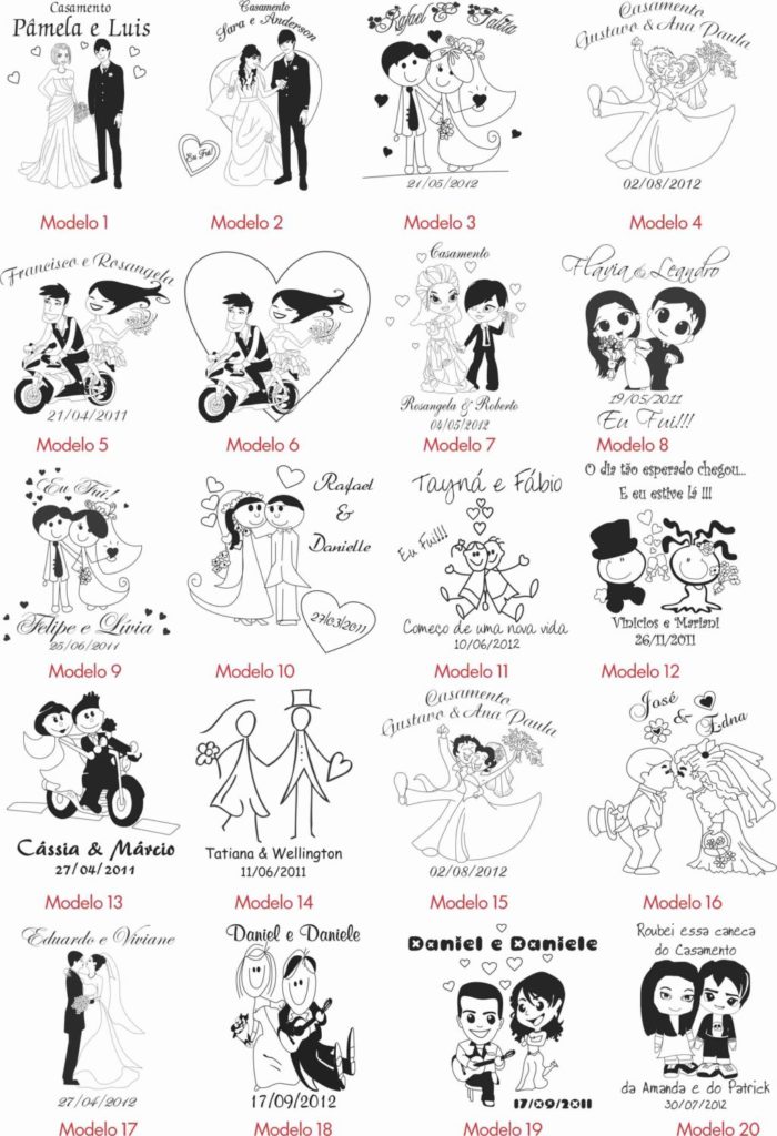 Ideias de Personalização para casamento 1