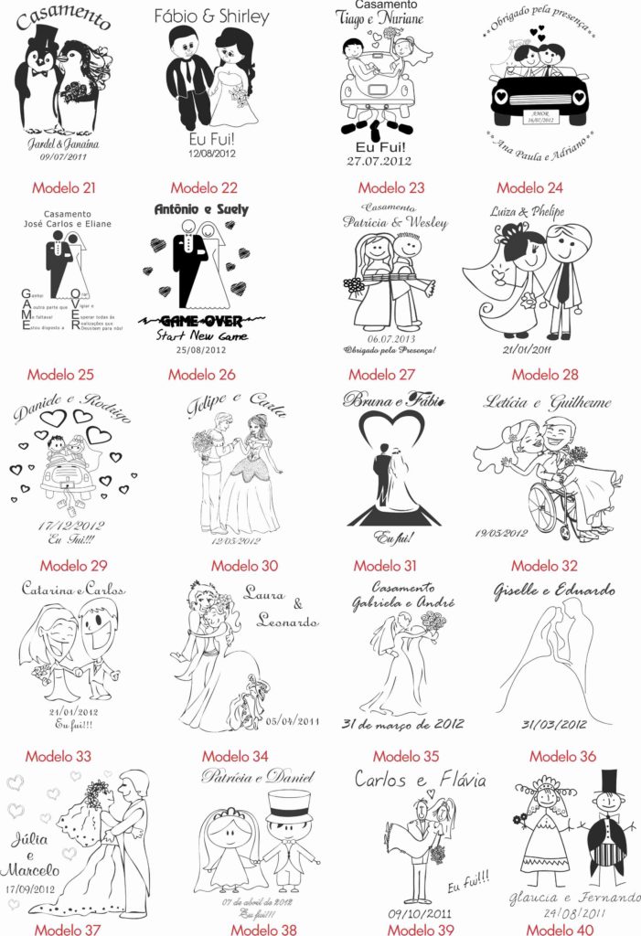 Ideias de Personalização para casamento 2