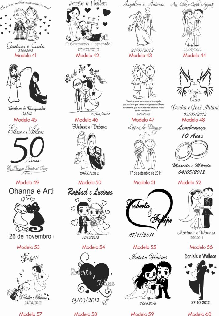 Ideias de Personalização para casamento 3