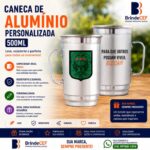 Canecas de Aluminio Personalizadas 500 ml
