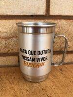 caneca 500 aluminio 500 ml Personalizadas