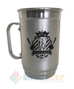 Caneca de Alumínio de 500ml Personalizada