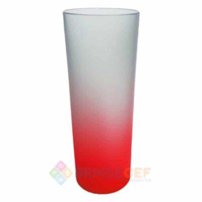 copo long drink degrade vermelho