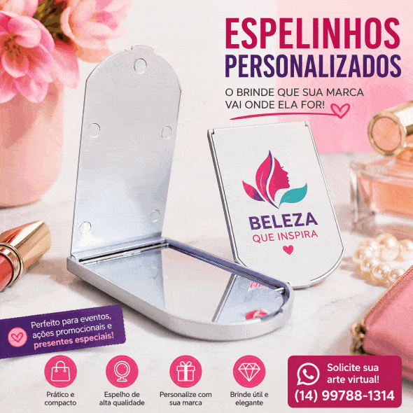 Espelhinhos Personalizados Espelhinhos Personalizados