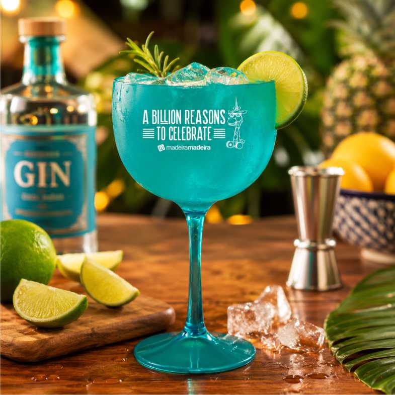 Taça Acrilico de Gin 550ml Personalizada