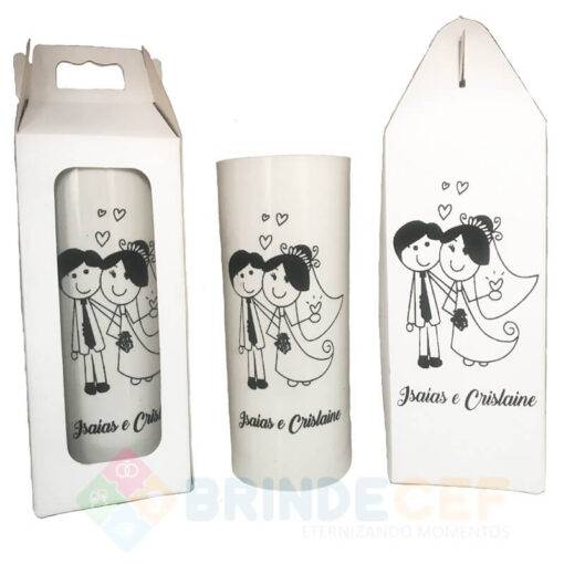 Kit Caixinha + Copo Long Drink Personalizado