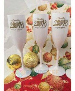 Taças de Champanhe de Acrílico 190ml Personalizadas 6