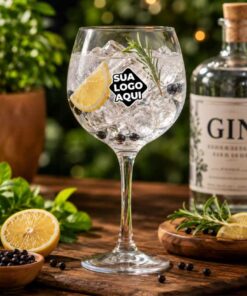 Taça de Vidro Personalizada Gin 600ml