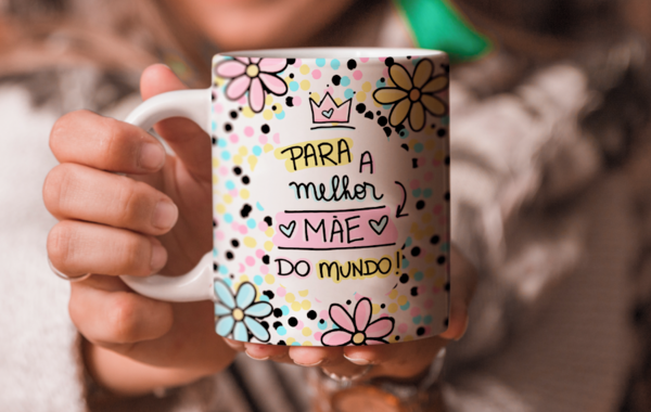 caneca de porcelana personalizada dia das maes caneca personalizada