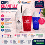 Copo Chantilly 350ml PersonalizadoCopo Chantilly 350ml