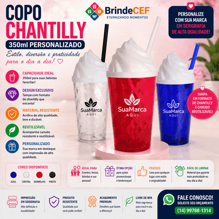 Copo Chantilly 350ml PersonalizadoCopo Chantilly 350ml Copo Chantilly 350ml PersonalizadoCopo Chantilly 350ml