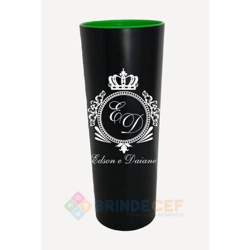 copo long drink preto acetinado