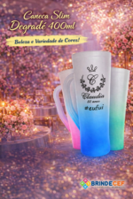 Caneca Slim Degradê 400ml