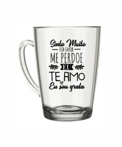 Canecas de Vidro de Café Personalizadas