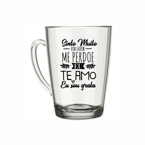 Canecas de Vidro de Café Personalizadas