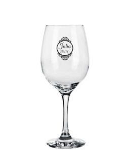 Taça de Vidro de Vinho Barone 385ml Personalizada