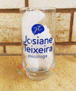 Copo de Vidro Light 410ml Josiane Teixeira Psicologa