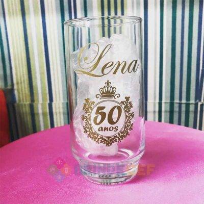 Copo de Vidro Light 410ml Lena 50 Anos