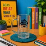 Caneca de Vidro Personalizada Bristol 340ml