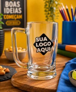 Caneca de Vidro Personalizada Taberna 340ml